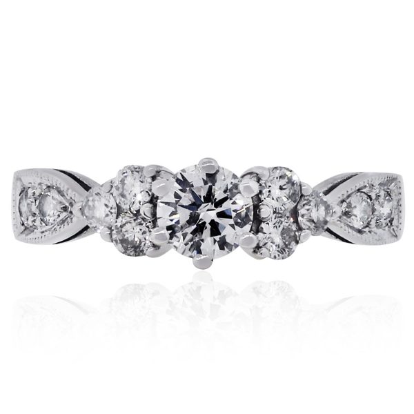 white gold diamond ring